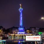 Photos illuminations de Noël de la Bastille