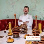 La Bûche de Noël du Shangri-La Paris par Maxence Barbot 2021 et sa galette des rois 2022