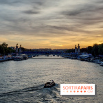 Visuels Paris - La Seine - Coucher de soleil
