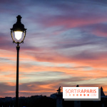 Visuels Paris - Lampadaire - Coucher de soleil