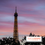 Visuels Paris - Tour Eiffel - Coucher de soleil