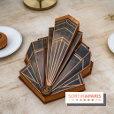 La Bûche de Noël chocolat-truffe Art Déco du Lutetia 2022 par Nicolas Guercio, les photos