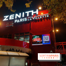 Visuels salles de spectacle et théâtres - Zénith de Paris