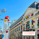 Yayoi Kusama face à la Samaritaine