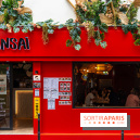 Yansai, restaurant de street Food asiatique rue Gravilliers - Paris 3e -  devanture