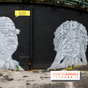Mur des droits humains à Paris, nos photos