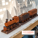 La bûche petit train de Noël du Cheval Blanc 2023 et galette des rois 2024 - A7C0718