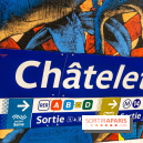 La station de Métro Châtelet re-décoré par des street-artistes -  A7C4432