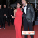 ©Rachid Bellak - Cannes 2024 : Tapis Rouge - The Shrouds  - Michelle Rodriguez et Mohammed Al Turki 