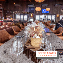 Bo Ranch, le restaurant - bar, site événementiel et lieu de compétition de Reining -  grande tables