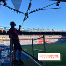 Tyrolienne au Parc des Princes