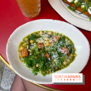 Chez Carrie - Pois chiche, fregola sarda, bouillon, pistou