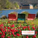 Les tulipes du Château de Dampierre, son jardin anglais et le jardin Le Nôtre