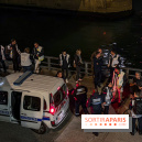 Simulation géante des pompiers de Paris sur les quais parisiens