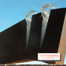 Rémi FAVIER , Bulles, 2013, acier et verre, 15 x 40 x 6 cm