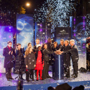 Illumination des Champs-Elysées 2014 par Omar Sy