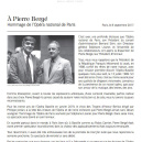Décès de Pierre Bergé, l'Opéa de Paris lui rend hommage