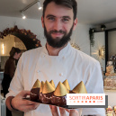 La Bûche de Noël signature de la Goutte d'Or Pâtisserie2019 par Yann Menguy