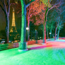 La patinoire des Jardins du Trocadéro