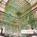 Les fleurs de Thebe Magugu au Bon Marché