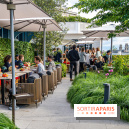 Le jardin estival sur les terrasses du cheval Blanc