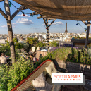 La terrasse en Rooftop du Brach, le bar perché dans un jardin potager