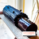 Bûche de Noël Crillon 2022 - buche de noël chocolat - buche exceptionnelle - buche pâtissier - bûche palace