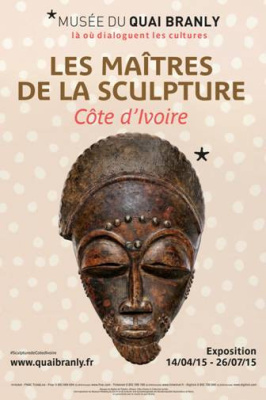 sculpture de Côte d'Ivoire au Musée du Quai Branly