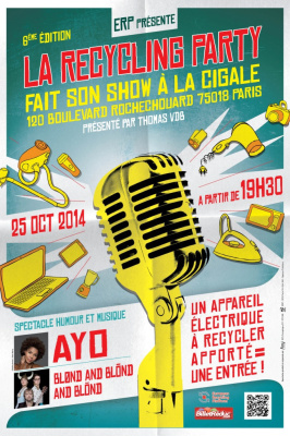 La Recycling Party 2014 fait son show à La Cigale avec Ayo