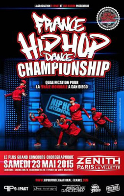 Hip Hop Dance Championship au Zénith de Paris en 2015