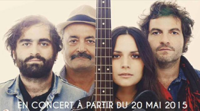 La famille Chedid en concert à l’Olympia de Paris en mai 2015