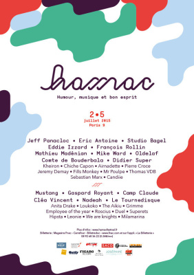 Le Hamac Festival 2015 à Paris dévoile sa programmation