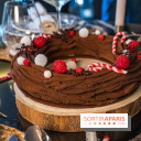 Les Bûches de Noël de Nina Metayer 2022 - bûche couronne chocolat