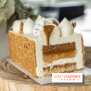 La Bûche de Noël dulcey-pécan-vanille d'Aurélien Cohen 2022, livrable par Epicery