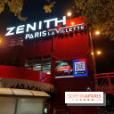 Visuels salles de spectacle et théâtres - Zénith de Paris