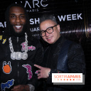 ©Rachid Bellak - Burna Boy et Felix Wu, patron de l'Arc
