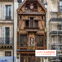 Façade alsacienne classée à Paris - McDo Saint-Lazare