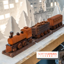 La bûche petit train de Noël du Cheval Blanc 2023 et galette des rois 2024 - A7C0718