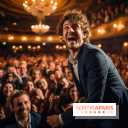 Photos d'Illustrations MidJourney : spectacles d'humour - 1