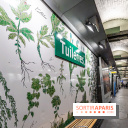 Le Métro Tuileries en mode végétal