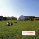 Ballon de Paris au parc André-Citroën : nos photos du gonflement - Ballon de Paris Generali 1