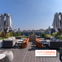 Rooftop de Dame des Arts, la terrasse panoramique sur les toits de Paris - photos