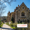 Les Chasses, le restaurant insolite avec une superbe terrasse à l'Abbaye des vaux de Cernay dans les Yvelines