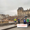 Gradins Notre-Dame de Paris