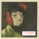 Marthe Mellot dans La Gitane, Alfredo Müller, 1900 Eau-forte et aquatinte en couleurs - 31 x 31,5 cm