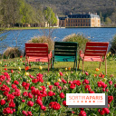Les tulipes du Château de Dampierre, son jardin anglais et le jardin Le Nôtre