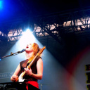 Lisa Portelli sur le Parvis de l'Hôtel de Ville pour le Festival Fnac Live 2011 
