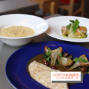 Cucina, Ducasse à la Maison de la Mutualité : bar rôti, polenta et légmumes