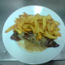 Bavette à l'échalotte, Bistrot Beaubourg