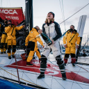 Clarisse Crémer, navigatrice de Banque Populaire X, les photos